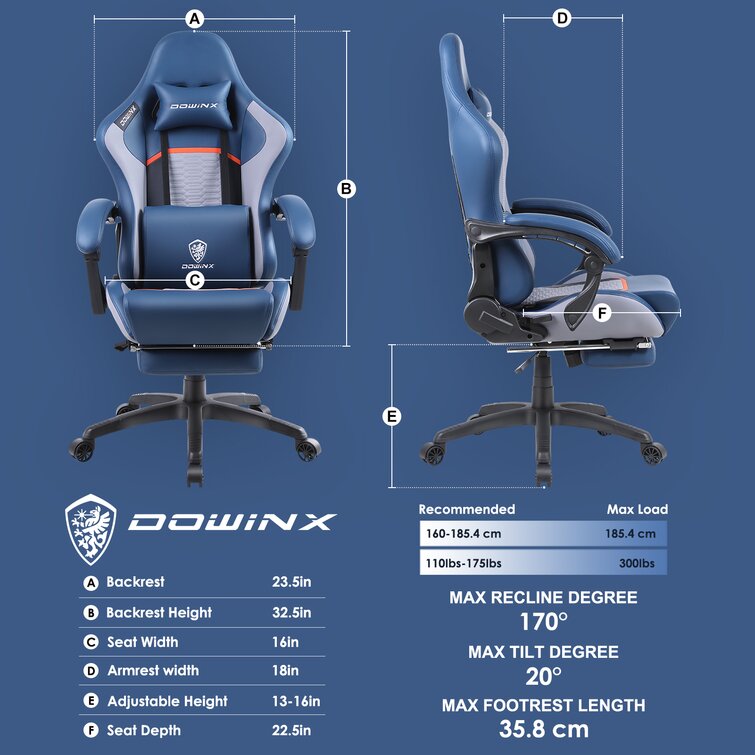 Dowinx gaming best sale chair ergonomic